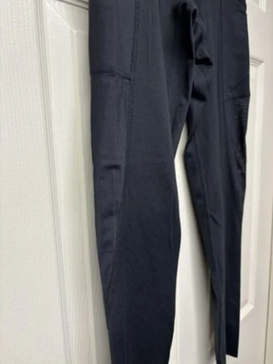 Offline Aerie Goals Women High Rise 7/8 Legging w/Mesh Side Pockets Black Size M - Picture 2 of 4